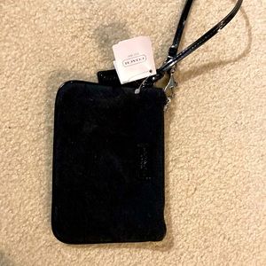 Black Coach wristlet